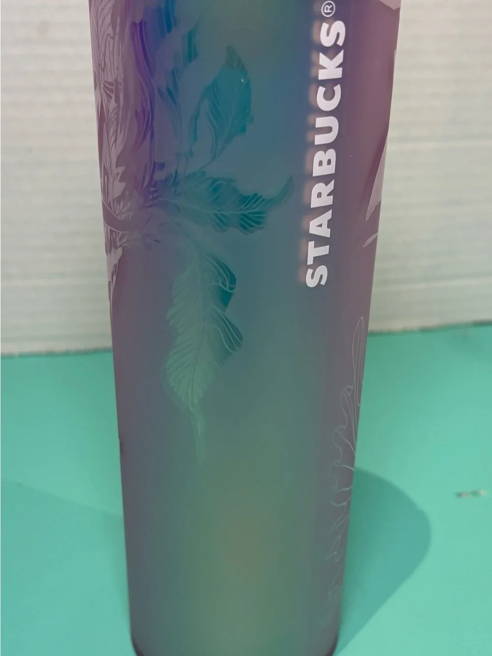 Starbucks 2022 Iridescent Mermaid Siren 16oz tumbler